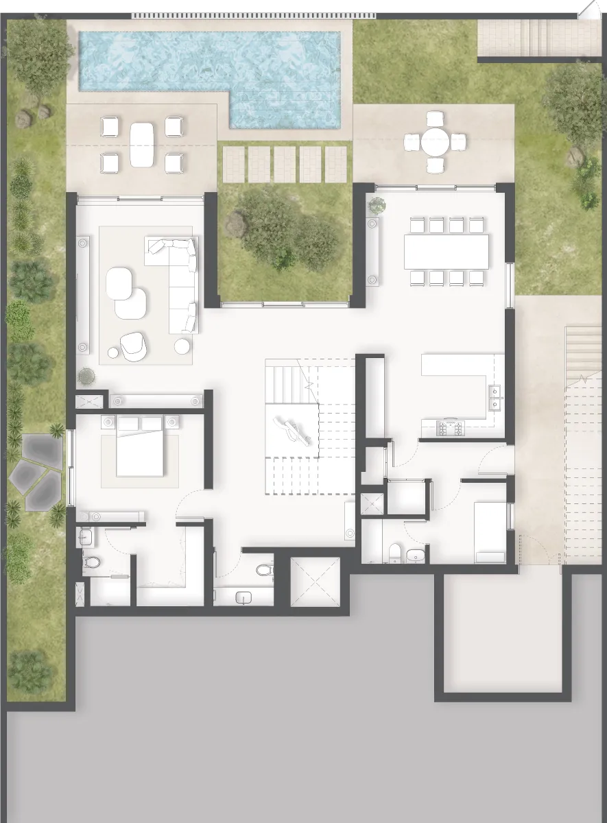 Gemini 4 - Lower Ground Floor