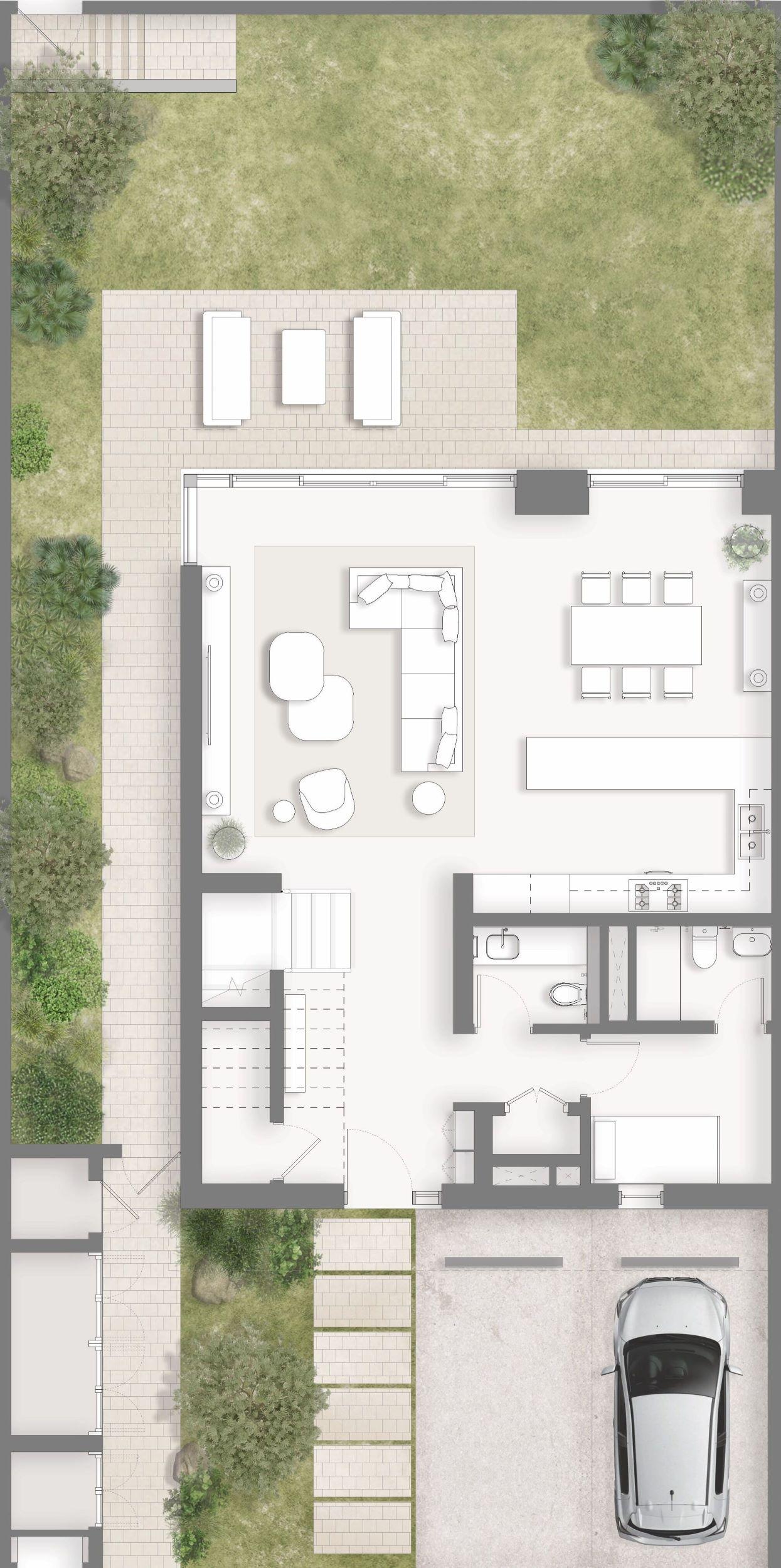 TOWNHOUSE 1 Corner - Ground Floor