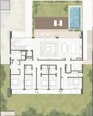 Sunray Villa Layout First Floor